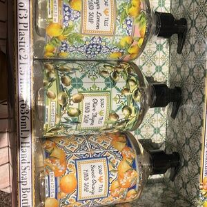 Lemon and Olive Hand Soap Set